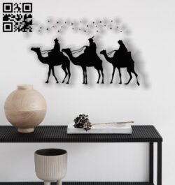 Christmas picture E0012340 file cdr and dxf free vector download for laser engraving machines