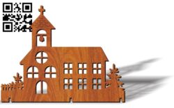 Church E0012282 file cdr and dxf free vector download for laser cut