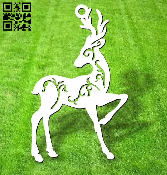 Deer E0012524 file cdr and dxf free vector download for laser cut