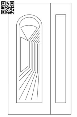 Design pattern door E0012284 file cdr and dxf free vector download for laser cut cnc