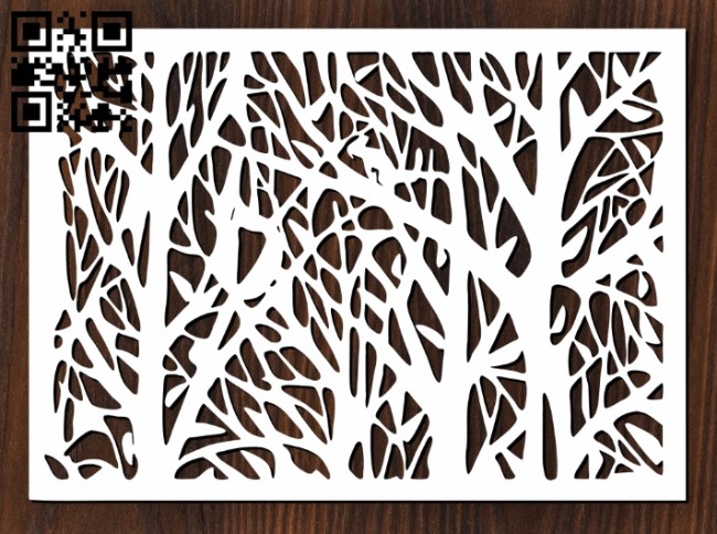Design pattern screen panel E0012394 file cdr and dxf free vector download for laser cut cnc