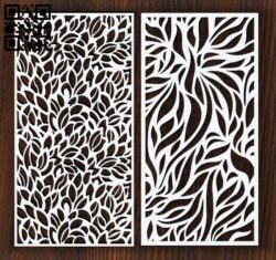Design pattern screen panel E0012395 file cdr and dxf free vector download for laser cut cnc