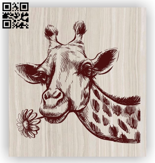 Giraffe E0012415 file cdr and dxf free vector download for laser engraving machines
