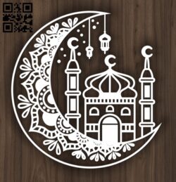 Islamic art E0012512 file cdr and dxf free vector download for laser cut