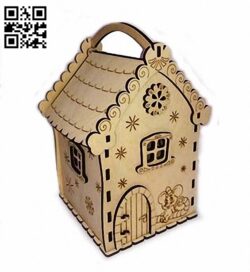 New year box E0012267 file cdr and dxf free vector download for laser cut