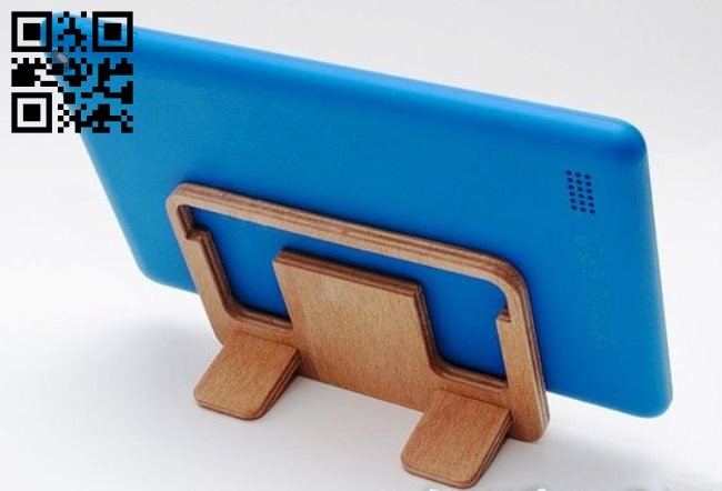 Phone stand E0012564 file cdr and dxf free vector download for laser cut