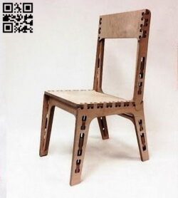 Plywood chair E0012554 file cdr and dxf free vector download for laser cut