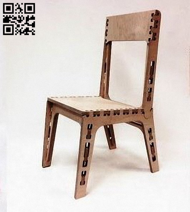 Plywood chair E0012554 file cdr and dxf free vector download for laser cut