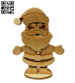 Santa E0012478 file cdr and dxf free vector download for laser cut