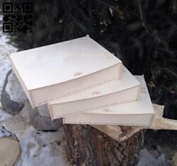 Box E0012671 file cdr and dxf free vector download for laser cut