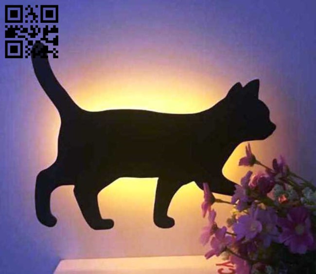 Cat E0012884 file cdr and dxf free vector download for laser cut