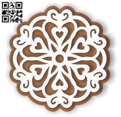 Christmas gingerbread E0012592 file cdr and dxf free vector download for laser cut