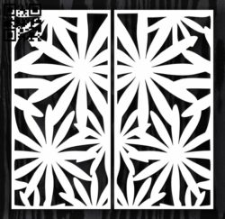 Design pattern door E0012715 file cdr and dxf free vector download for laser cut cnc