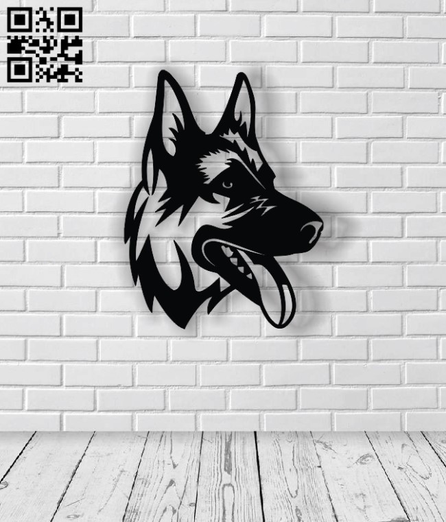 Dog E0012787 file cdr and dxf free vector download for laser cut plasma