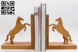 Horse bookshelf E0012901 file cdr and dxf free vector download for cnc