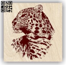 Leopard E0012723 file cdr and dxf free vector download for laser engraving machines