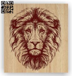 Lion head E0012722 file cdr and dxf free vector download for laser engraving machines