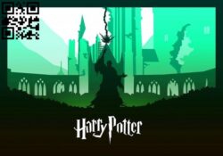 Lord Voldemort – Harry potter light box E0012653 file cdr and dxf free vector download for laser cut