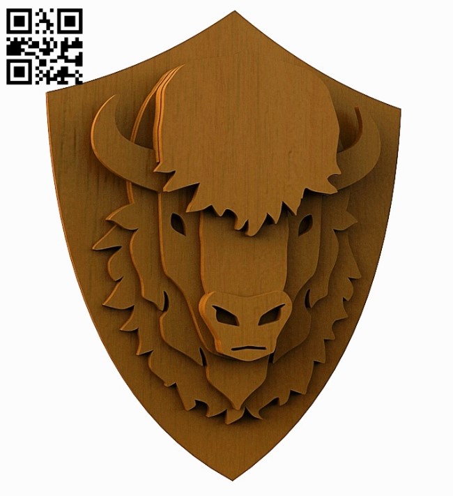 Multilayer bull E0012768 file cdr and dxf free vector download for laser cut