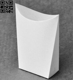 Paper box E0012650 file cdr and dxf free vector download for laser cut