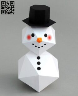 Snowman E0012682 file cdr and dxf free vector download for laser cut