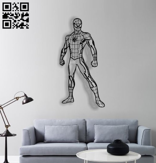 Spiderman E0012810 file cdr and dxf free vector download for laser cut plasma