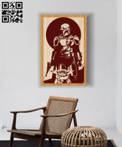 Star war E0012681 file cdr and dxf free vector download for laser engraving machines