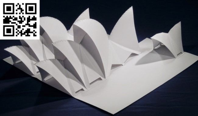 Sydney Opera House E0012821 file cdr and dxf free vector download for laser cut