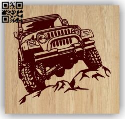 Car E0013155 file cdr and dxf free vector download for laser engraving machines
