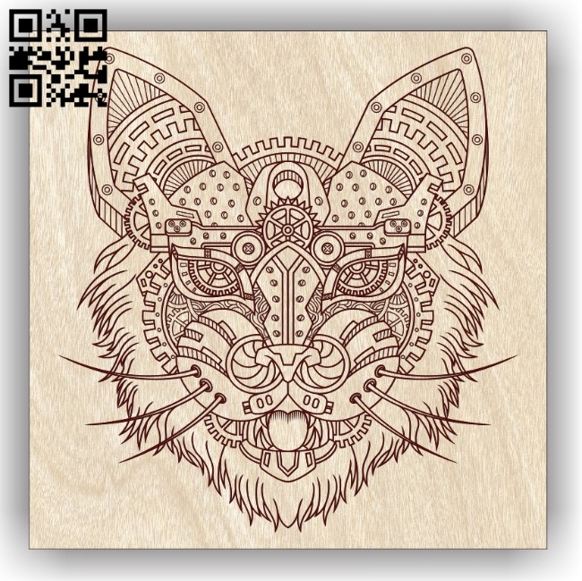Cat E0013077 file cdr and dxf free vector download for laser engraving machines