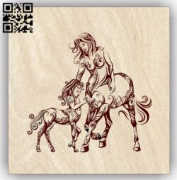 Centaurs E0013103 file cdr and dxf free vector download for laser engraving machines