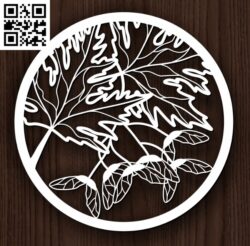 Circle ornament E0013110 file cdr and dxf free vector download for laser cut plasma