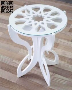 Coffee table E0013034 file cdr and dxf free vector download for laser cut