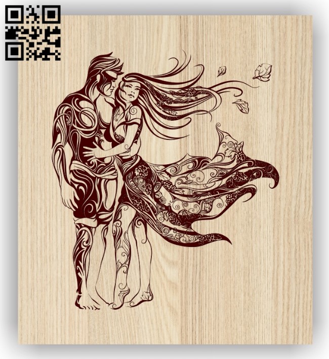 Couple E0013192 file cdr and dxf free vector download for laser engraving machines