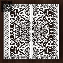 Design pattern door E0013194 file cdr and dxf free vector download for laser cut cnc
