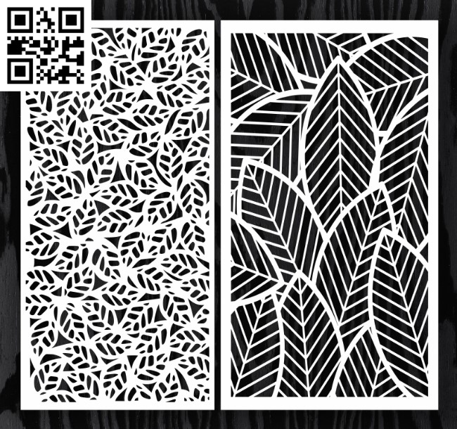 Design pattern screen panel E0012958 file cdr and dxf free vector download for laser cut cnc