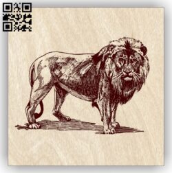Lion E0012981 file cdr and dxf free vector download for laser engraving machines