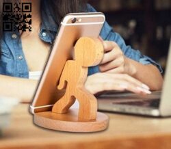 Phone stand E0012989 file cdr and dxf free vector download for cnc