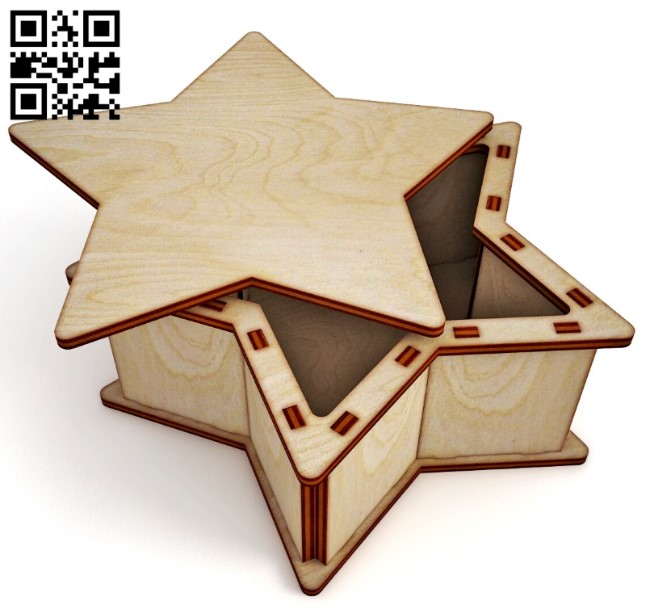 Star box E0013067 file cdr and dxf free vector download for laser cut