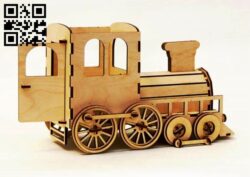 Train E0013004 file cdr and dxf free vector download for laser cut