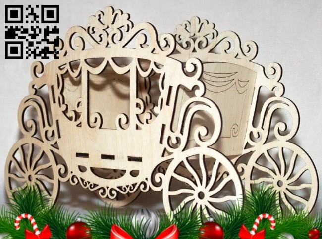 Wagon E0012998 file cdr and dxf free vector download for laser cut