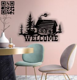 Welcome E0012994 file cdr and dxf free vector download for laser cut plasma