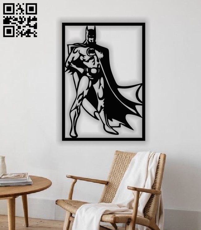 Batman E0013250 file cdr and dxf free vector download for laser cut