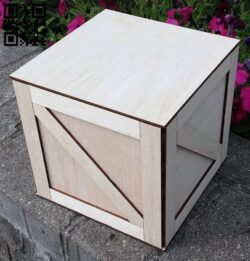 Box E0013482 file cdr and dxf free vector download for laser cut