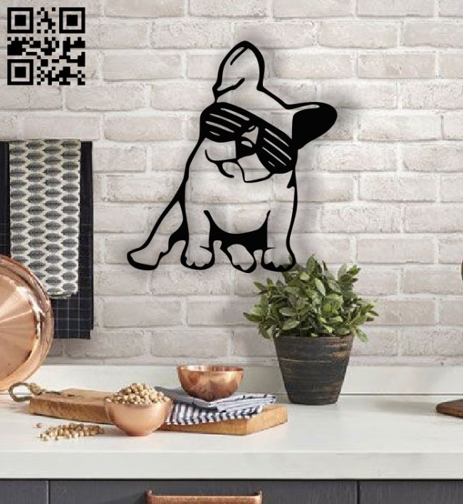 Bull dog E001362 file cdr and dxf free vector download for laser cut plasma