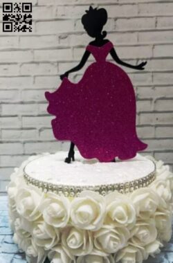 Girl topper E0013230 file cdr and dxf free vector download for laser cut