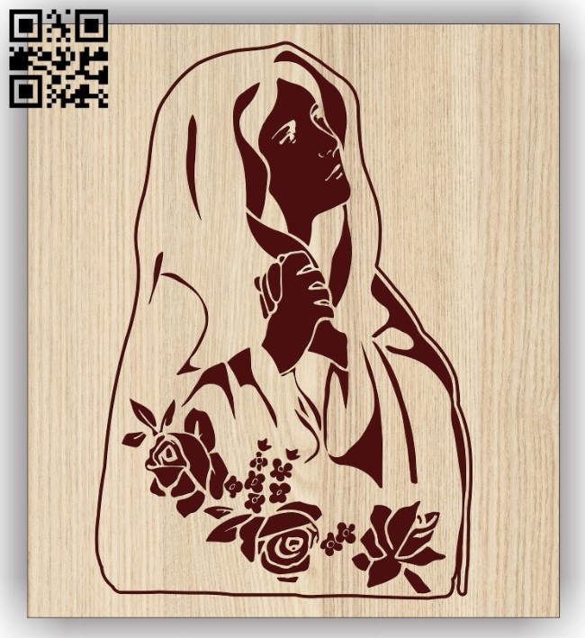 Maria E0013415 file cdr and dxf free vector download for laser engraving machines