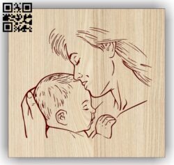 Motherhood E0013320 file cdr and dxf free vector download for laser engraving machines
