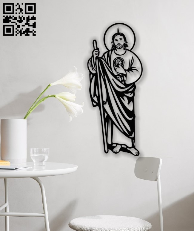 Saint Jude E0013484 file cdr and dxf free vector download for laser cut