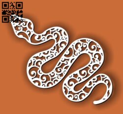 Snake E0013404 file cdr and dxf free vector download for laser cut plasma